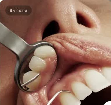 Before Porcelain Veneers